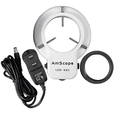 AmScope LED Microscope Ring Light Illuminator With Dimmer • $39.99