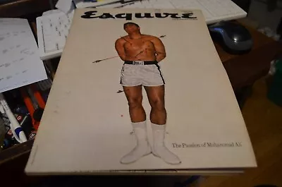 MUHAMMAD ALI Esquire Magazine April 1968 4/68 THE PASSION ARROWS NO LABEL • $599