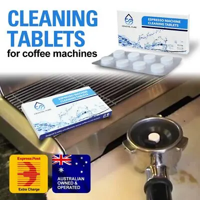 8 Pcs Cleaning Tablets For Breville Saeco Delonghi Jura Espresso Coffee Machine • $7.95