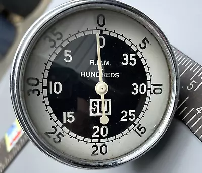 4000 RPM SW Stewart Warner Motor Engine Gauge Made In USA As Is Please Read • $26.99