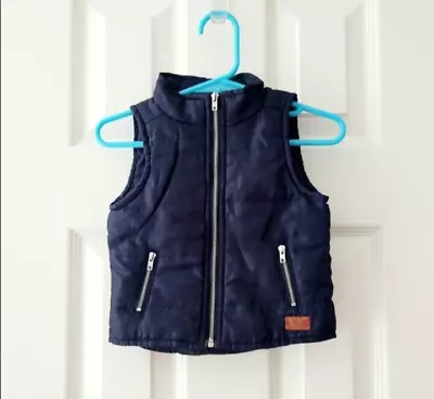 7 For All Mankind Boys Blue Vest 12 Months • $10