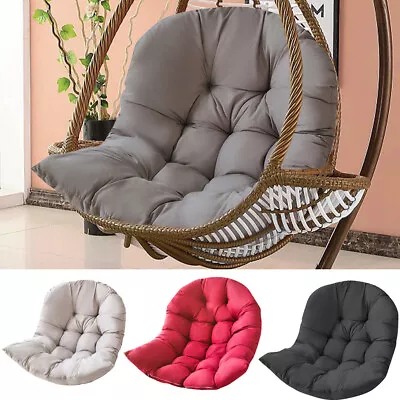 For Patio Garden Hanging Egg Hammock Chair Cushion Swing Hanging Basket Seat Pad • £15.94