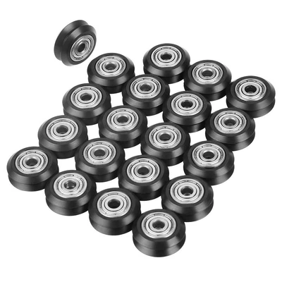 $23.47 • Buy 20Pcs 5mm Bore V Groove Bearing 625 Roller V Shape Groove Wheel For CNC 3D