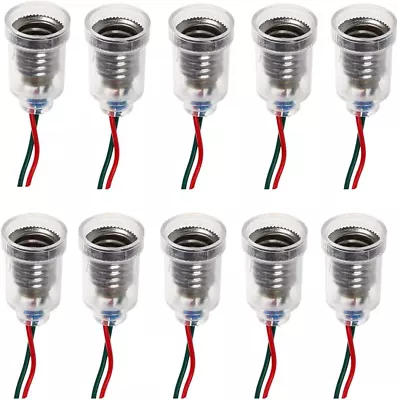 Gutreise 10PCS E10 Lamps Base E10 LED Screw-Mount Small Bulbs Holder E10 Light B • $20.49