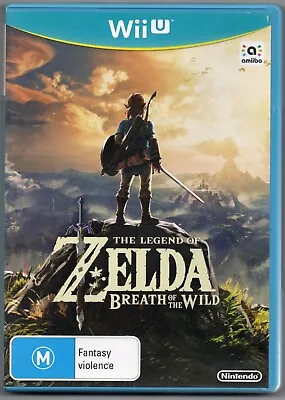 Legend Of Zelda: Breath Of The Wild (Nintendo Wii U 2017) • $75