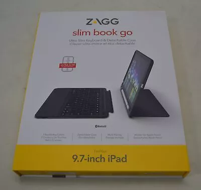 Zagg Slim Book Go Keyboard Case For IPad 9.7 Inch 6th Generation 2018 Black • $20