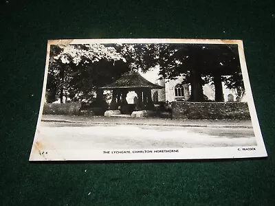 Vintage Postcard Charlton Horethorne The Lychgate Wincanton Somerset Rp • £2.99