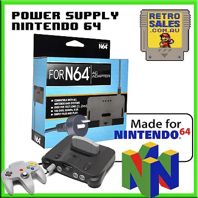 $25.70 • Buy Nintendo 64 N64 Power Supply Adapter Pack Brand New Aftermarket AUS Plug