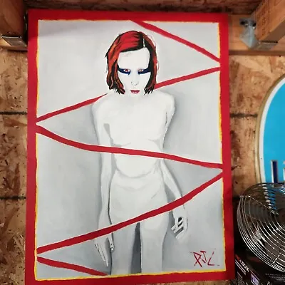 Marilyn Manson ORIGINAL Artwork Painting By MrBumpy • $749