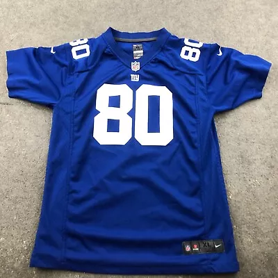 New York Giants Football Jersey Boys XL Victor Cruz 80 Blue Youth • $28.98