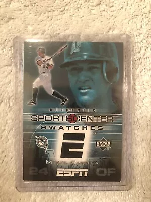 2005 Upperdeck Sportscenter Swatch Patch Card Miguel Cabrera • $3.99