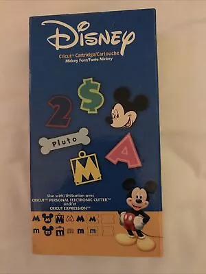 Cricut Cartridge Disney Mickey Font 29-0381 Used • $10.95