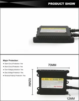 HID Xenon Super Slim Replacement Ballast 1/2  35 Watt • $10.83