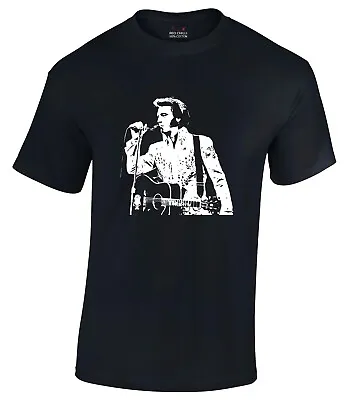Elvis Presley Inspire T-shirt The King Rock N Roll/50s/60s/70s Music • £7.99