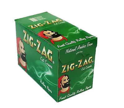 Zig Zag Green Standard Regular Cigarette Rolling Paper - Buy 1 To 100 Booklets • £2.99