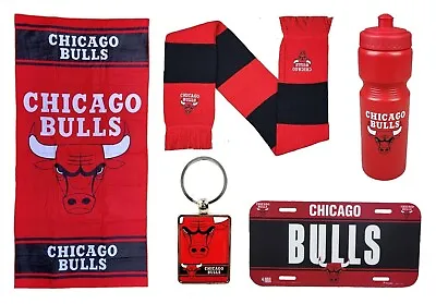 £12.71 • Buy Chicago Bulls NBA Basketball Keyring Badge Scarf Towel Bottle Gift Jersey