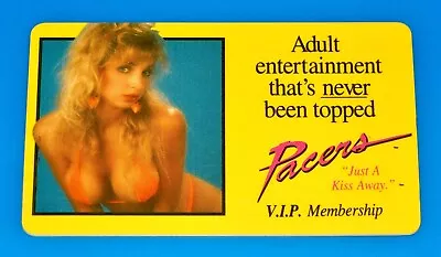 PACERS - 1996 Adult Entertainment V.I.P. Membership Card San Diego • £4.75