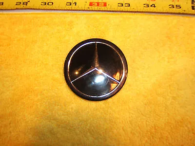 Mercedes 82-85 W126 123 124  R107 Steering Wheel Center 2 1/4  Black 1 Star ONLY • $25