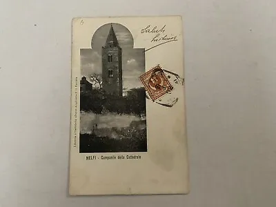 Card Melfi Campanile Of Cathedral Viaggiata 1902 Bd • $20.21