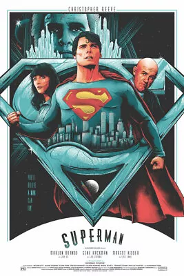 Superman By Matt Ryan Tobin Lyd Edition X/75 Screen Print Poster Art MINT Mondo • $195