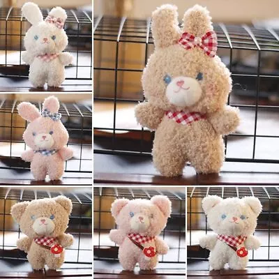 Candy Colors Cartoon Animal Doll Keyrings Hanging Stuffed Bear  Universal • $8.23