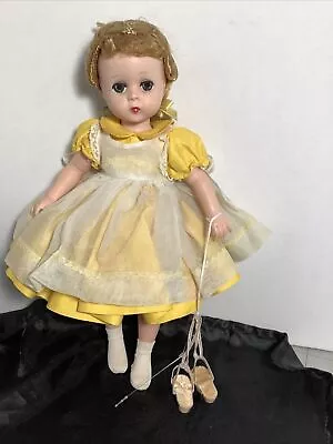 Vintage 50's Madame Alexander Doll Lissy Bent Knee & Elbows 11 Inch Blonde • $155