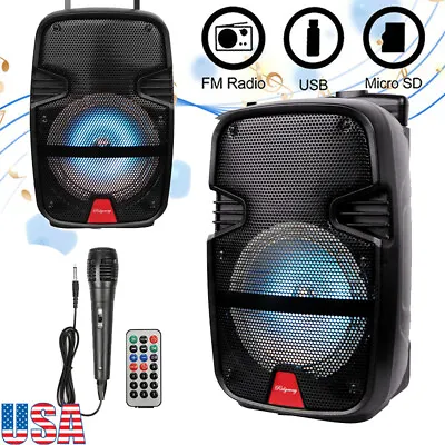 3000W Wireless Portable Bluetooth Speaker Heavy Bass Sound System W/Microphone  • $42.99