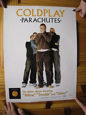 Coldplay Promo Poster Parachutes MINT Vintage • $508.44