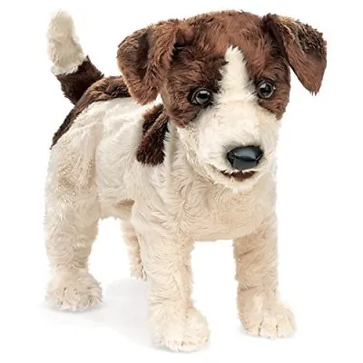 Folkmanis Jack Russell Terrier Hand Puppet Smooth Coat • $34.99