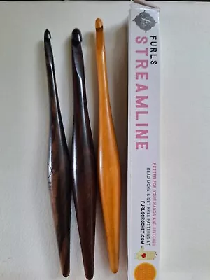 Furls  Streamline  Ergonomic Wooden Crochet Hook • $35