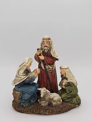 Brand New Traditional Nativity Set With Detailed Figurines 13 Cm  Free Postage • £8.99