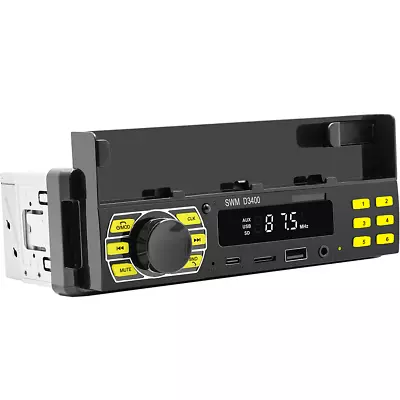 1 Din Car Stereo Audio In-Dash Bluetooth Digital MP3 Player W/Phone Stand Holder • $41.30