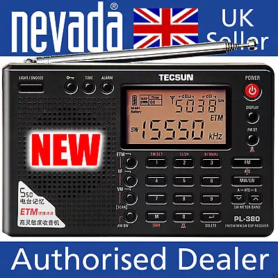 TECSUN PL-380 NEW Multiband Radio With Easy Tune Mode • £49.99