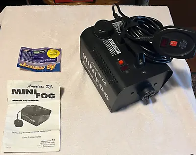 American DJ 450W Mini-fog Machine Wired Remote Manual Untested -Powers On • $15