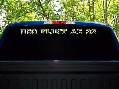 USS FLINT AE 32 Decal US NAVY Military USN S01 • $4.99