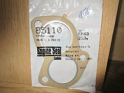 Engine Seal 85110 Exhaust Flange Gasket  Volvo 4 6 1968-93 SELLING 1 LOT OF 12 • $10.29