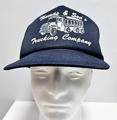 Vintage Thomas & Son's Trucking Company Mesh SnapBack Cap/Hat- NEW OLD STOCK  • $22.95