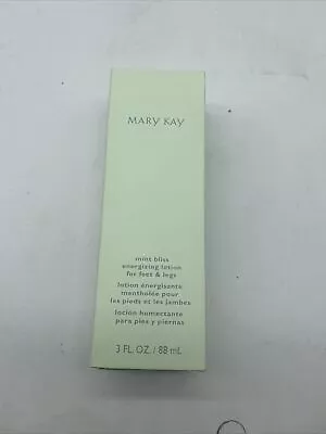 Mary Kay-MINT BLISS Lotion-3 Oz -ENERGIZING Lotion For Feet & Legs-Full Size • $13.99