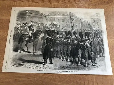 $45.72 • Buy 1856 Illustrated Print - Entry Of The Imperial Guard Into Paris !