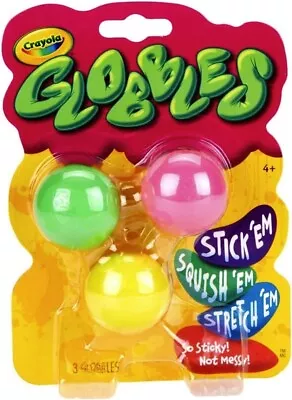 Crayola 74-7291 Globbles 6 In A Package Assorted Colors Sealed Pack Of 6 • $9.53