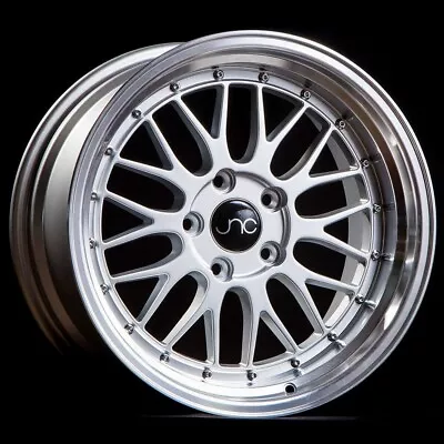 JNC Wheels Rim JNC005 Silver Machine Lip 18x9 5x120 ET34 • $245.27