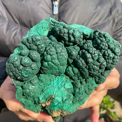 3.3lb Natural Glossy Malachite Quartz Crystal Rough Mineral Specimen Healing • $15.50