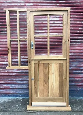 Solid Oak Cottage Style Stable Door With Side Window! Made To Measure! Bespoke!  • £2250