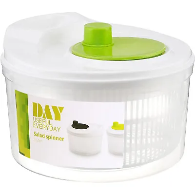 3L Salad Spinner Large Vegetables Washer Dryer Drainer Strainer For Home Kitchen • $21.23