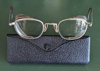 Vintage American Optical Safety Glasses W/ Mesh Side Shields 6 1/2 • $79