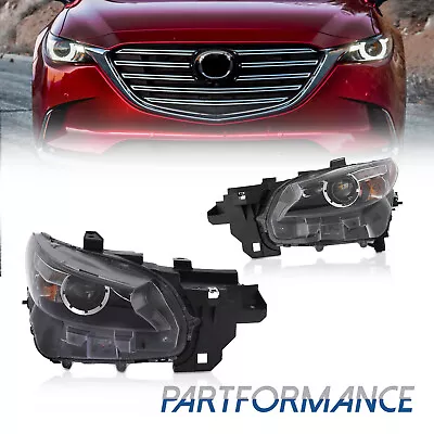 For 2016-2020 Mazda CX-9 CX9 LED Headlights Headlamps W/o AFS Left & Right Side • $567.29