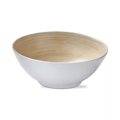 TAG Shallow Bamboo Bowl - White (G17803) • $30