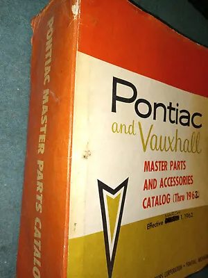 $147.50 • Buy 1937-1962 Pontiac Master Parts Catalog / Original Book 61 60 59 58 57 56 55 54++