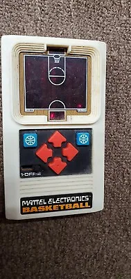 1978 Classic Basketball Handheld Video Game Mattel Electronics Vintage Tested • $35.95