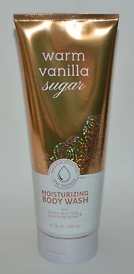 1 Bath & Body Works Warm Vanilla Sugar Moisturizing Wash Shower Gel 10 Oz Large • £14.47